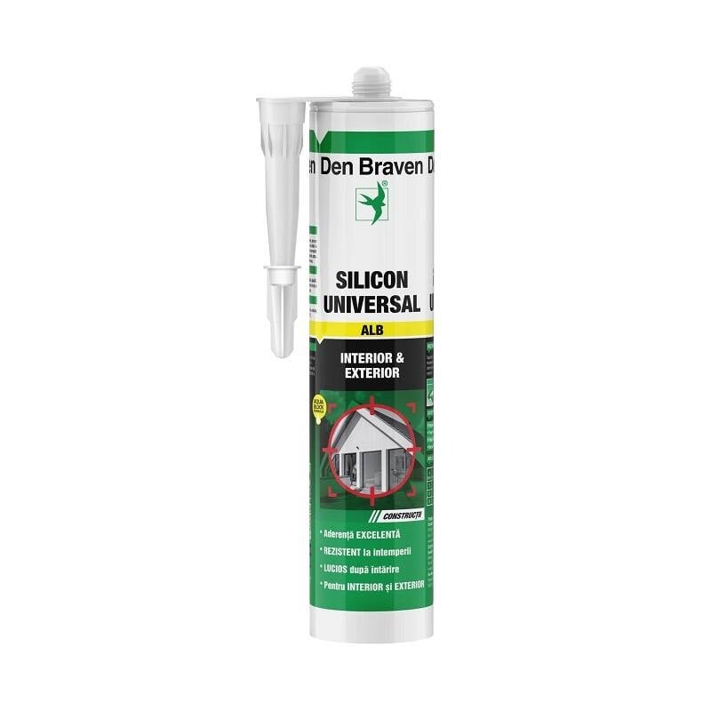 SILICON UNIVERSAL ALB 280ml - 5733