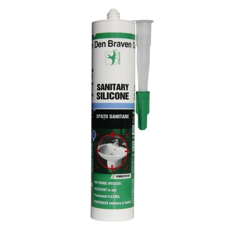 SILICON SANITAR TRANSPARENT 280 ml DEN BRAVEN - 1121