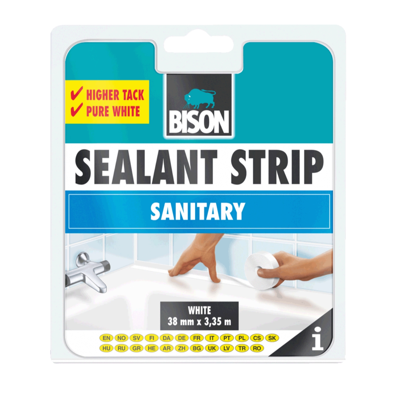 BANDA SILICON ALBA 38mm x 3.35m BISON - 16593