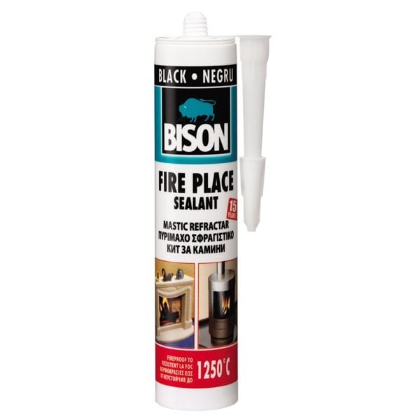 SILICON CEMENT 1250' 310ml BISON - REFRACTAR - 16601