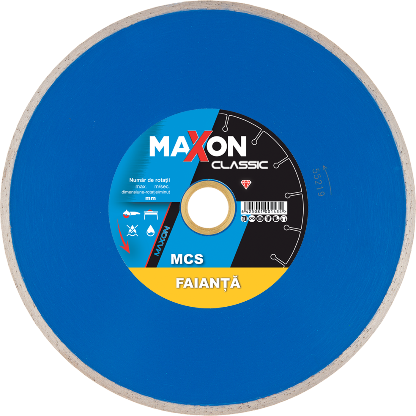 DISC DIAM. MAXON CONT 125 - 7207