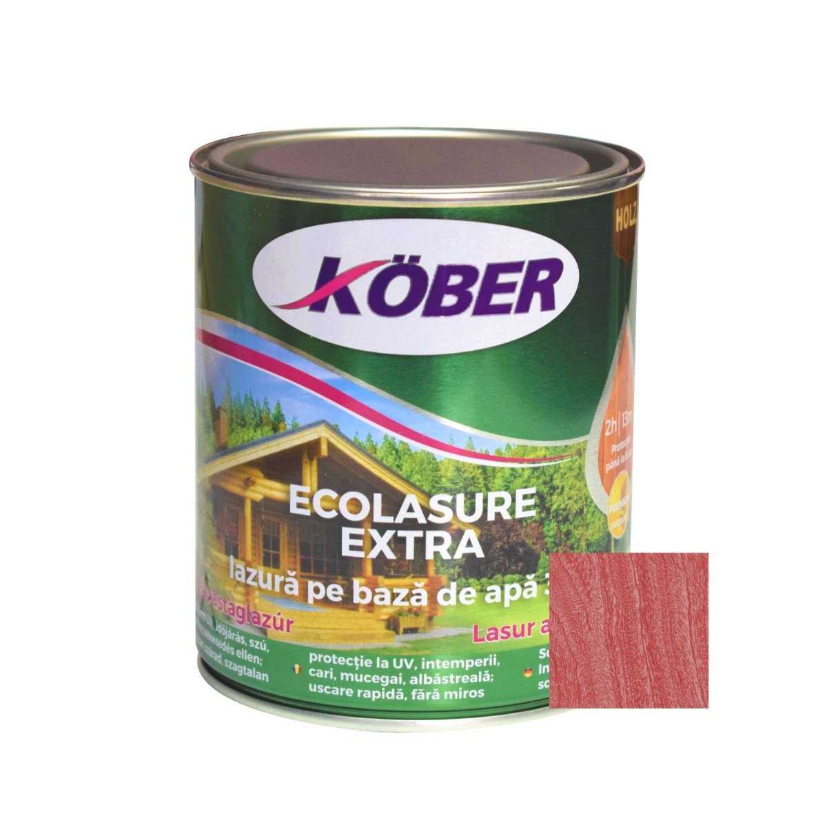 ECOLASURE EXTRA TRANDAFIR 0.75L - 1804