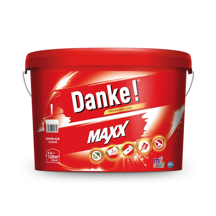VOPSEA LAVABILA INTERIOR DANKE MAXX ALB 8.5L