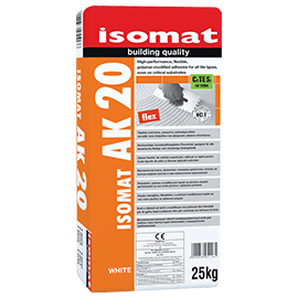 ADEZIV GRESIE/FAIANTA AK20 EXT ISOMAT ALB FLEXIBIL 5 kg