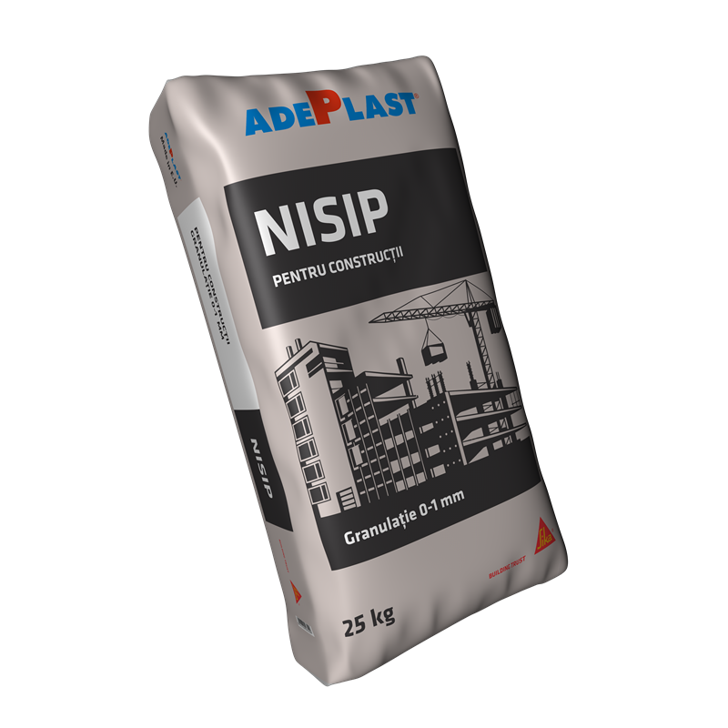 NISIP PT CONSTRUCTII 25 kg (48sac/pal)