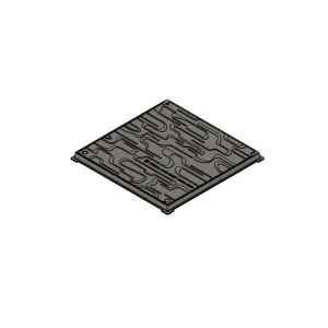 CAPAC FONTA URBAN patrat cu rama 720x720 Hext.40 PL.650x650 B125 (35458/4-3) - 0072