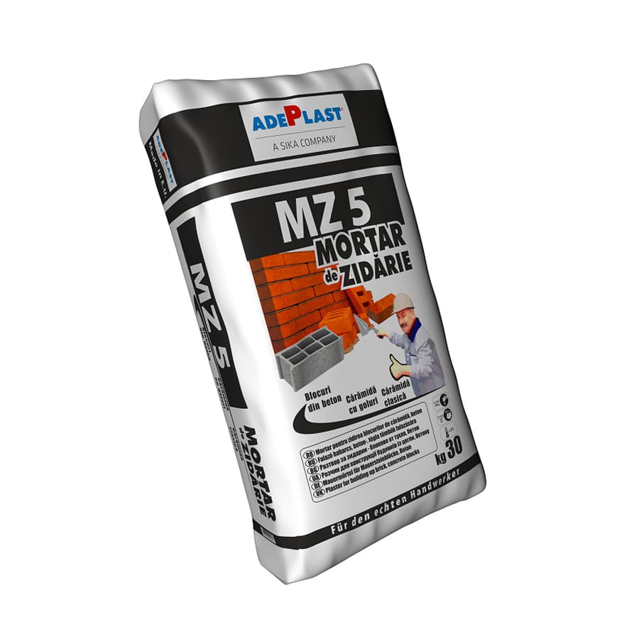 MORTAR ZIDARIE MZ-50 AD 30 kg (42sac/pal)