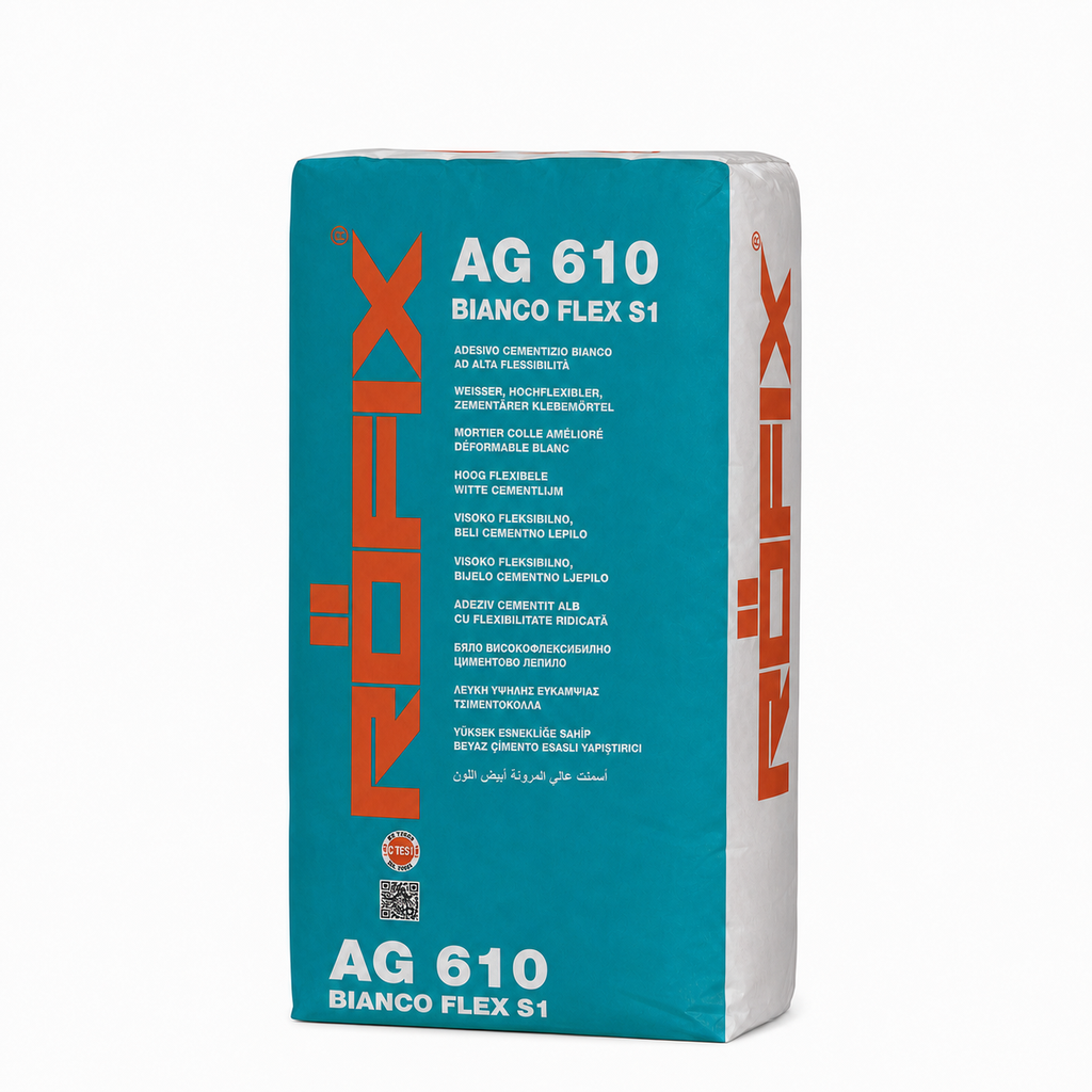 ADEZIV GRESIE/FAIANTA ROFIX 610 FLEX.ALB S1 TE S1 -25kg 48sac/pal