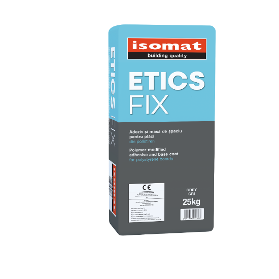 ADEZIV POLISTIREN ISOMAT ETICS FIX GRI 25 kg 48sac/pal