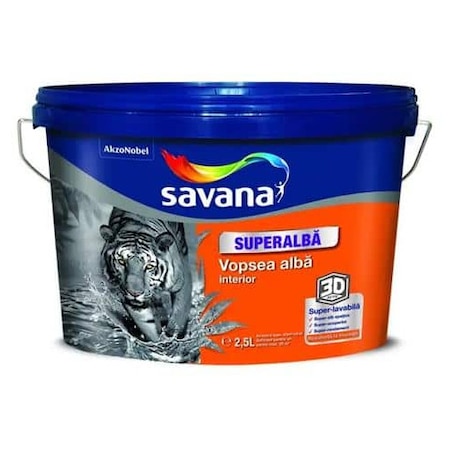 VOPSEA LAVABILA INTERIOR SAVANA SUPERALBA 2.5 L