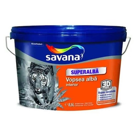VOPSEA LAVABILA INTERIOR SAVANA SUPERALBA 8.5L