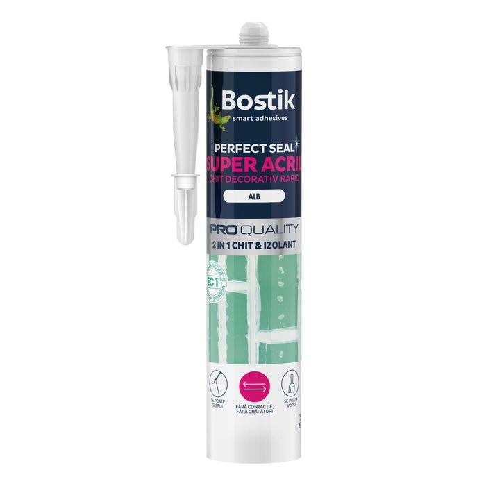 SILICON ACRILIC ALB 280ml BOSTIK - 3275