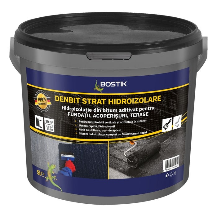 HIDROIZOLATIE DIN BITUM ADITIVAT BOSTIK - 5L