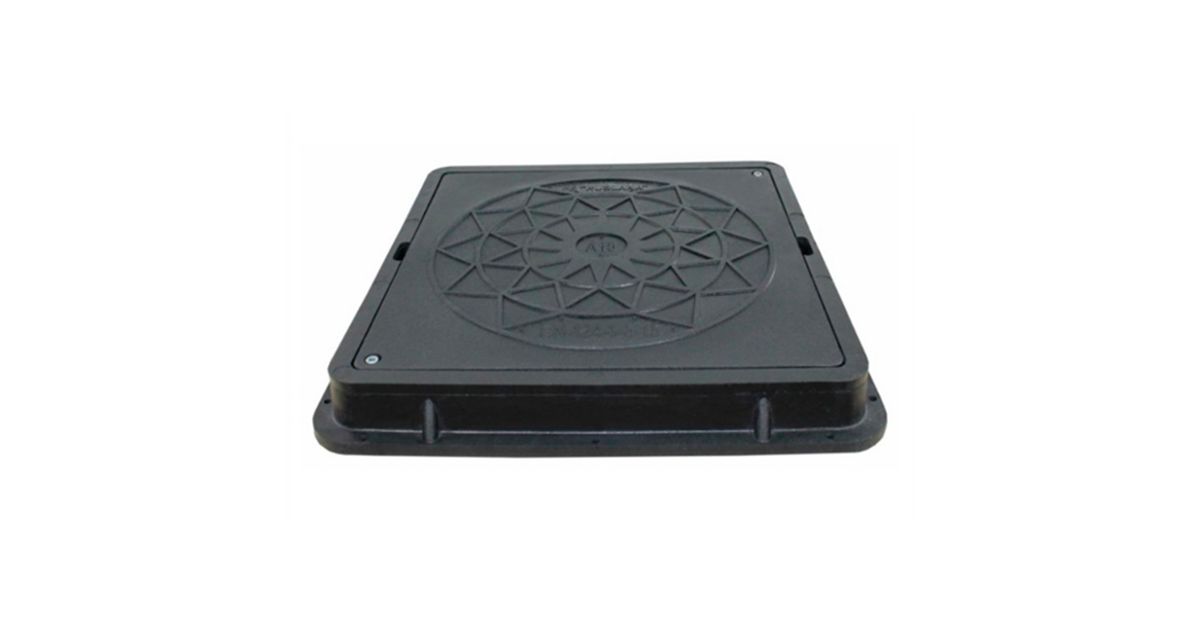 CAPAC CANAL GRADINA 71x71 NEGRU/VERDE
