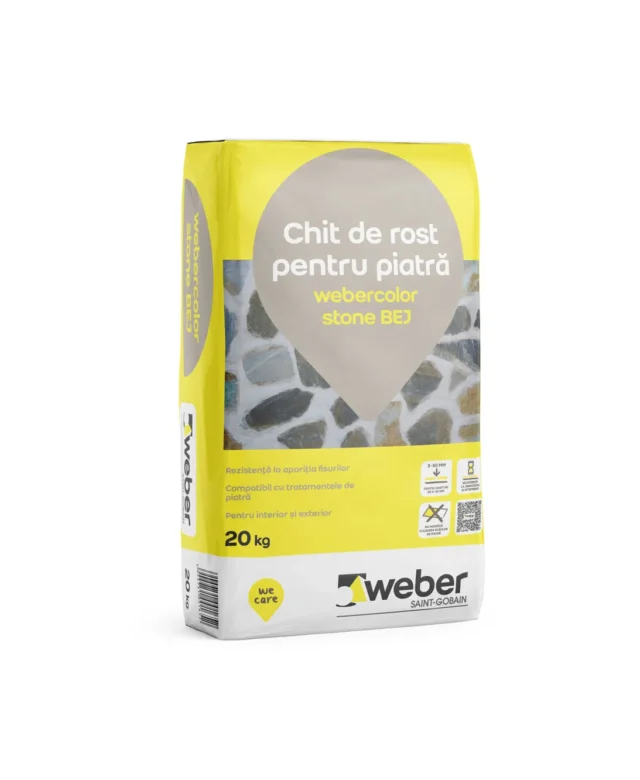CHIT PIATRA COLOR STONE BEJ 20 kg