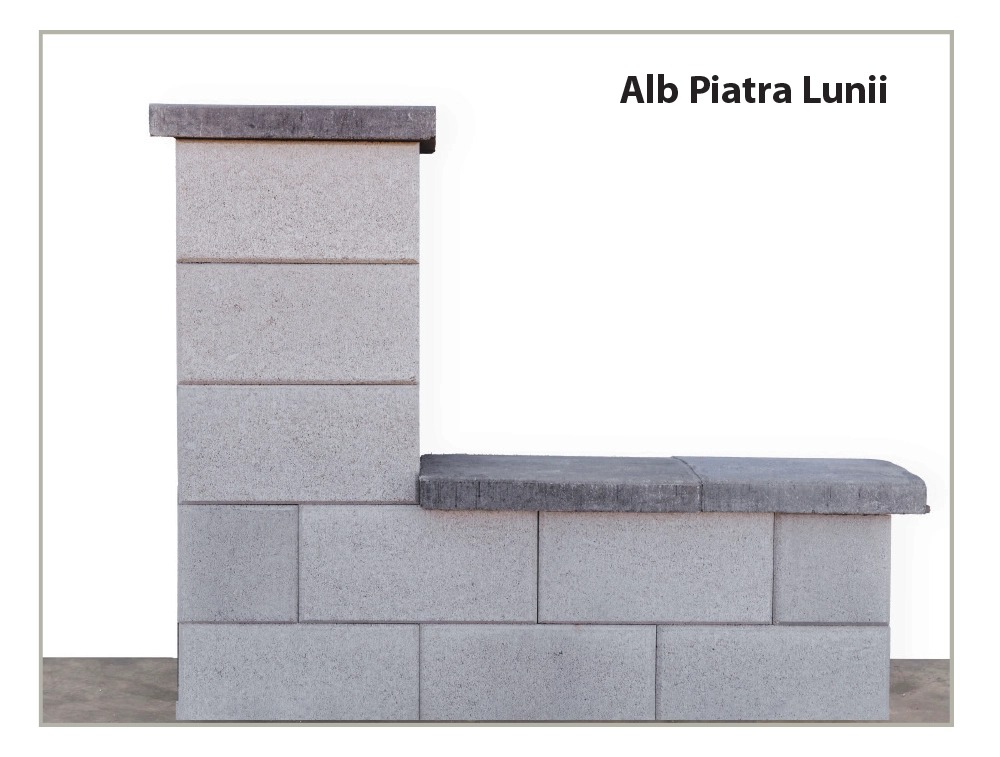 BOLTARI GARD MODERN ALB PIATRA LUNII 20x20x20 (80buc/pal)