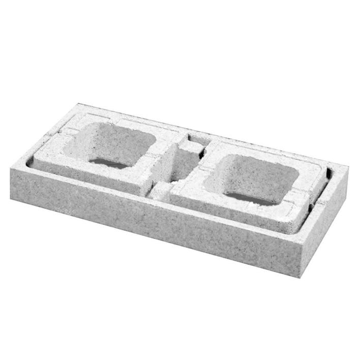 1686,MODERN, Element gard, 60x30x9, alb