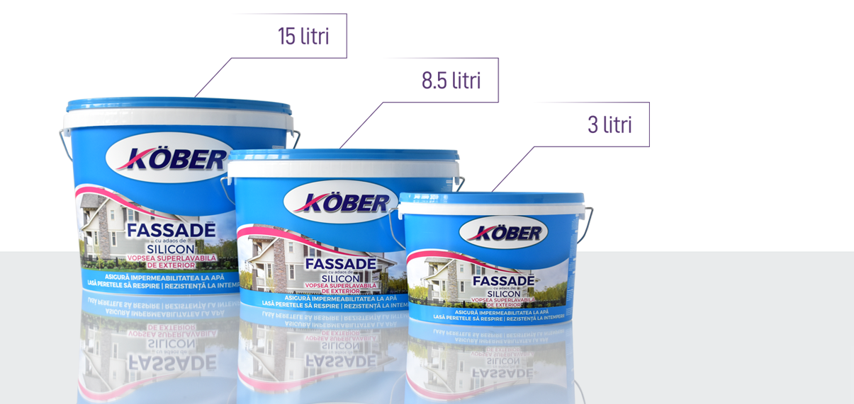 VOPSEA LAVABILA EXTERIOR KOBER FASSADE ALB 15L