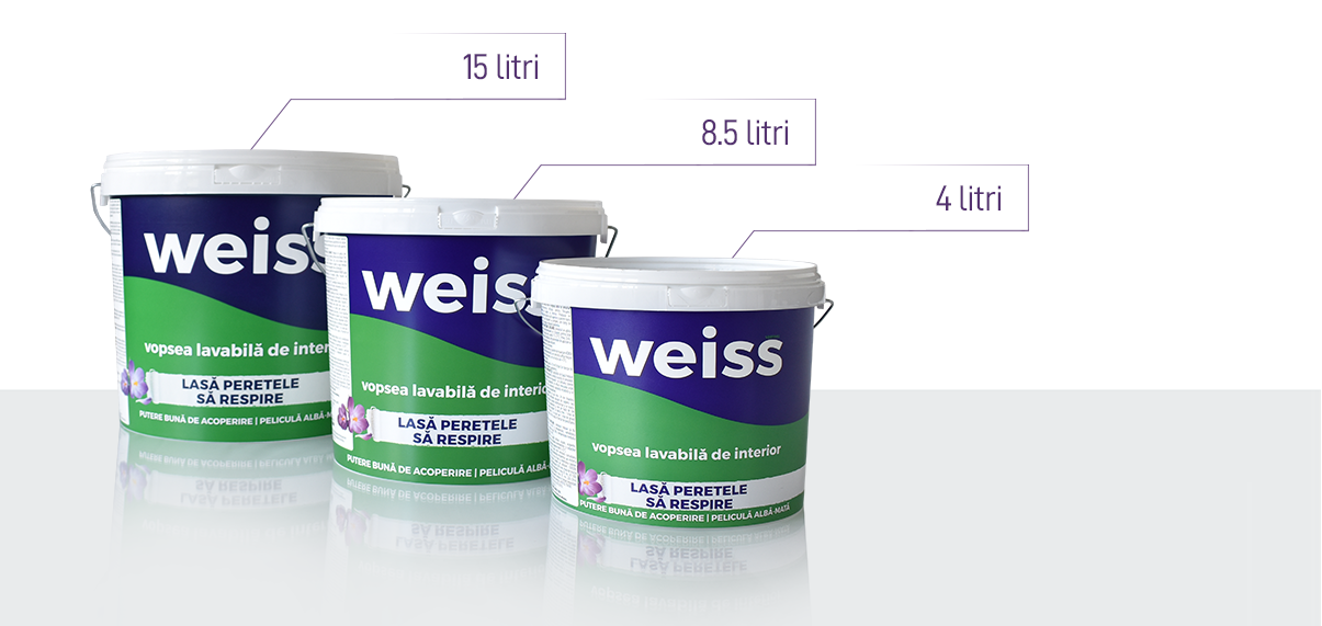 VOPSEA LAVABILA INTERIOR KOBER WEISS ALB 4L