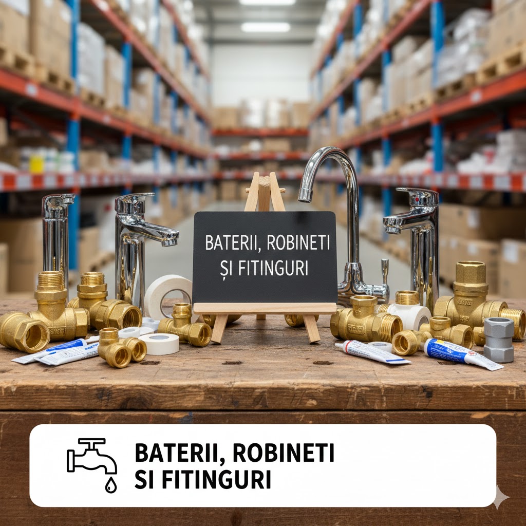 Baterii, robineti si fitinguri